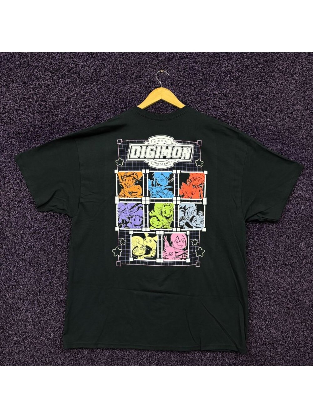 Digimon Adventure Digital Monsters Anime Poster T-Shirt Size 2x